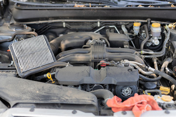 minor automotive issues that may come up from flat tire, dirty air filter, or low oil.  