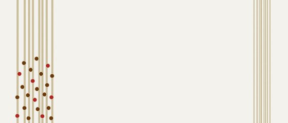 レトロモダン　和風　水玉の背景イラスト