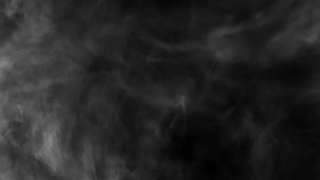 Heluin Concept. Fear. Horror. Something In Smoke. Smoke VFX Elements. Magic Halloween. Smoke On A Black Background