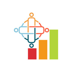 Commitment Teamwork Together Business Logo Illustration Vector