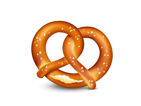 Brezel ausmalbild