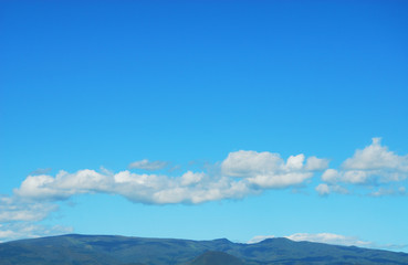 空　雲　山　素材