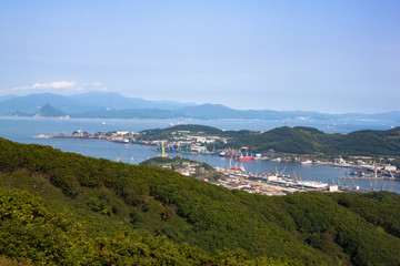 Obraz premium Port Nakhodka, Russia