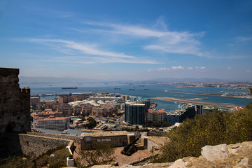 Gibraltar Rock - beautiful daily view from Gibraltar