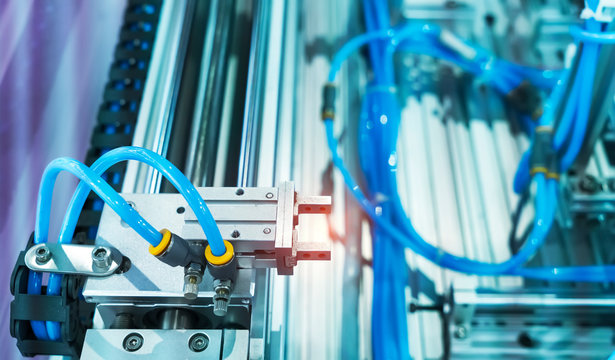 robotic pneumatic input to robot handle grip handle