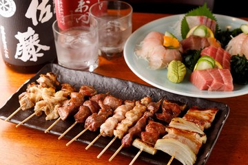 Japanese food Yakitori chicken