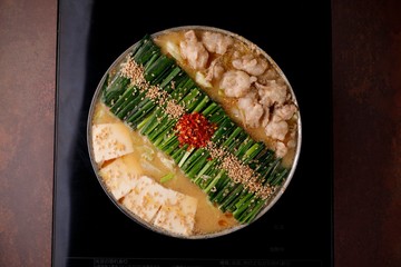 Japanese food motsunabe もつ鍋