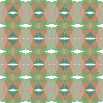 seamless repeatable pattern design with rosy brown, dark khaki and slate gray colors