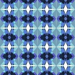 seamless pattern simple with steel blue, very dark blue and sky blue colors