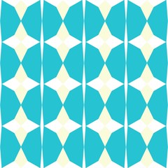 decorative seamless pattern with dark turquoise, corn silk and sky blue colors