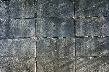 Close up brown  brick wall background.