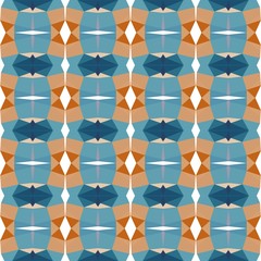 seamless repeatable pattern design with cadet blue, burly wood and coffee colors