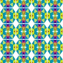 simple seamless texture pattern with yellow green, dark cyan and moderate pink colors