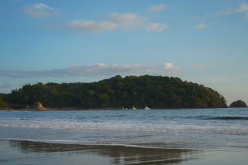 Beautiful beach of Carrillo in Costa Rica