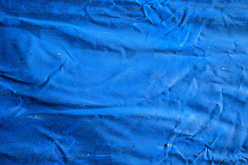 Blue canvas fabric texture.