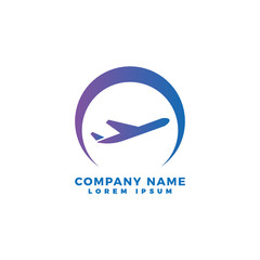 Colourful Travel Company Logo Template