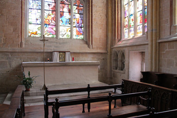 saint-corentin cathedral in quimper (brittany - france) 