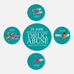 International Day Against  Drug Abuse and Trafficking