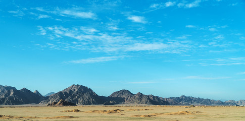 Landscape of Sinai Peninsula. Egypt.