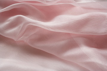 Silk cloth. Background material. pink.