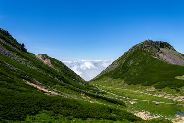 乗鞍　畳平を眺める