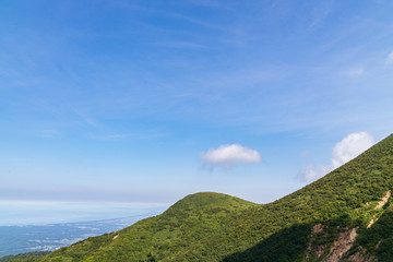 Fototapeta premium Mt. Iwaki with an open view