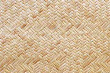 Traditional bamboo weaving texture background in Thailand