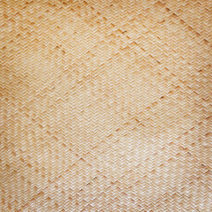 Traditional bamboo weaving texture background in Thailand