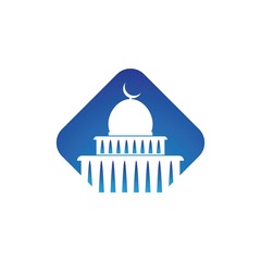 Mosque logo template vector icon design