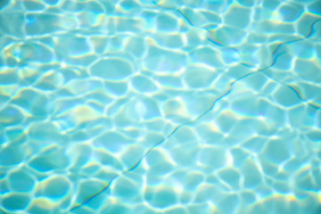 Fototapeta na wymiar The water in the pool