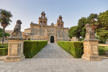 Basilica of Santa Maria de los Reales Alcazares, in gothic style. Ubeda, Jaen