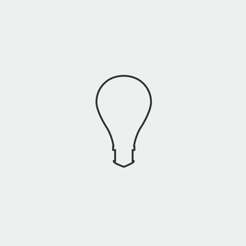 bulb vector icon illustration design grey background