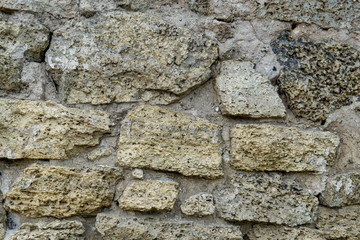 Background of stone wall texture