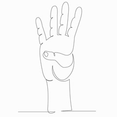 sign language score five