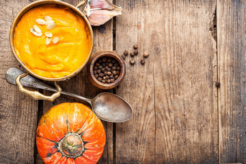 Pumpkin vegan soup