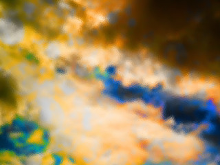 orange and blue light sky background