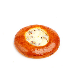 Flour confectionery, sweets. Isolated on a white background.