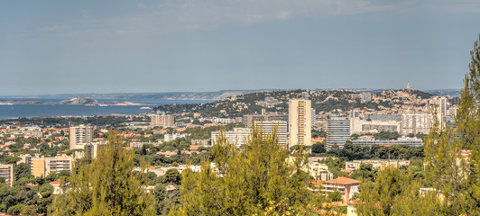 Fototapeta na wymiar Marseille cityscape, France