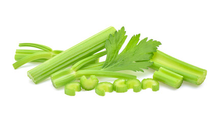 celery isolated on white background