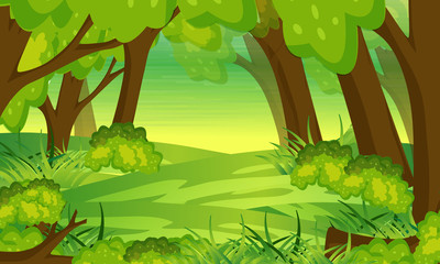Nature love Forest Landscape Background
