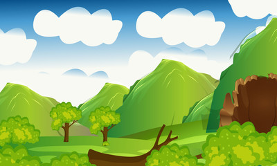 Nature love Forest Landscape Background