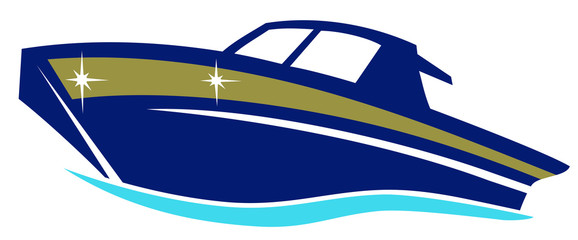 Boat design vector eps format