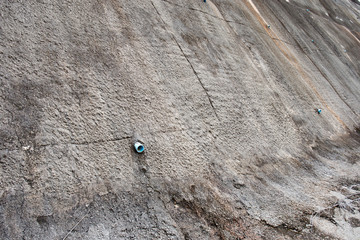 Pipe for drainage from the cliff cliff