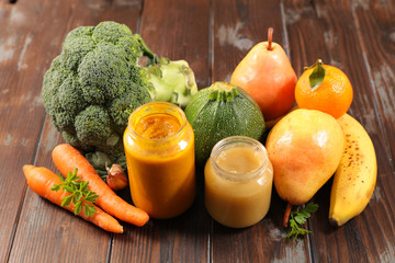 baby food, vegetable puree and ingredient