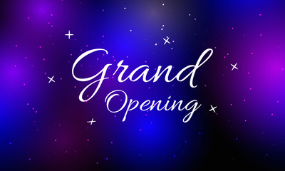 Grand Opening Banner Background