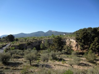 Mediterranean mountain landscape