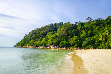 Fototapeta na wymiar Teluk Pauh beach, Perhentian Islands, Terengganu, Malaysia