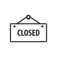 closed icon vector design illustration