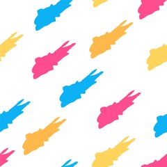 Positive seamless vector background. Background with bright shadows. Template for social networks, plkatat, postcards, textiles and other uses.