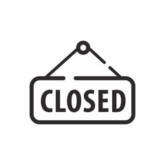 closed icon vector design illustration